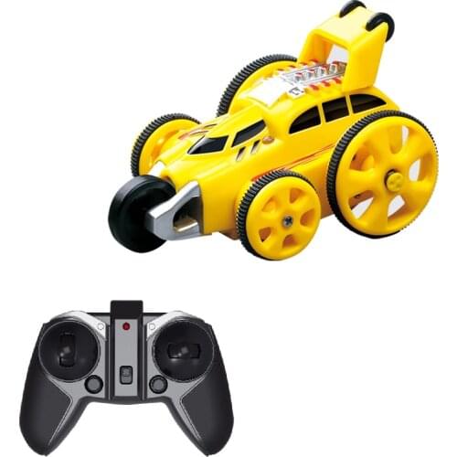 RC Car 4WD With LED Light 360 Degree Rotation 2.4G Mini RC Stunts Car Unique design 5 Wheel Racing Radio-Controlled Cars Toys