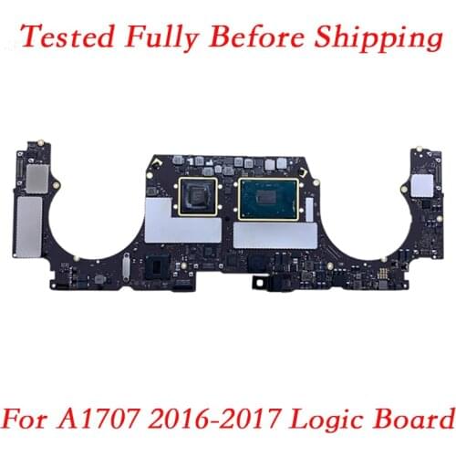 Macbook Pro A1707 Logic Board 2016 2017 15" i7 16GB 500G Motherboard With Touch ID 820-00928-A 820-00923 Emc 3072 3162