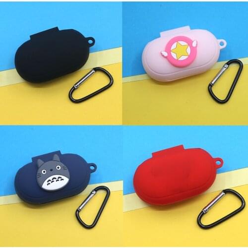 Cartoon Silicon Case For Samsung Galaxy Buds / Galaxy Buds+ Charging Sleeve Wireless Earphone Protective Cover For Samsung Buds