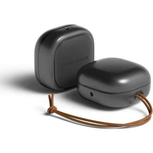 VRS for Samsung Galaxy Buds 2 / Pro / Live Earphones Earbuds Soft Cover Black Silicone Protector Shell