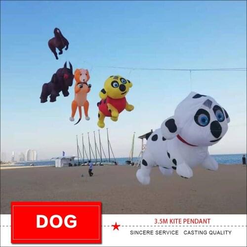 DOG KITE PENDANT inflation SOFT KITE 3.5M