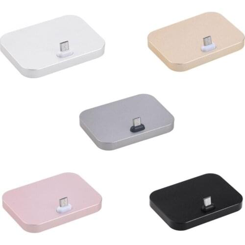 Mobile Phone Desktop Micro Charger Stand Holder Cell Phone Micro Charging Docking Station for Xiaomi Samsung Huawei Smart Phone