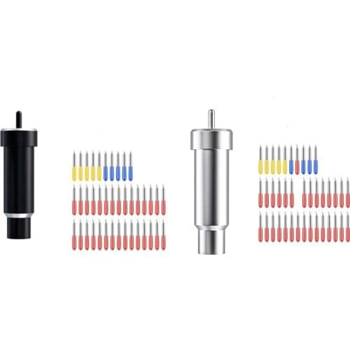 New Deep Cut Blades with Blade Housing,30/45/60 Degree Deep Point Replacement Blades Kit,for Cricut Explore