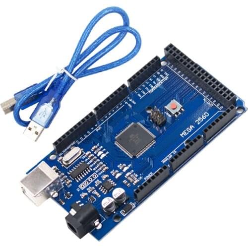 Mega 2560 R3 Mega2560 REV3 (ATmega2560-16AU CH340G) Board with USB Cable Compatible for Arduino