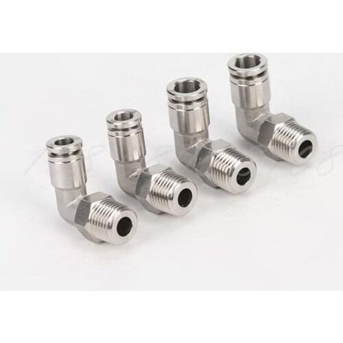 Pneumatic stainless steel joint quick insert right Angle elbow PL12-04 PL14-02 PL14-03 PL14-04 PL16-02 PL16-03 PL16-04 PL16-06