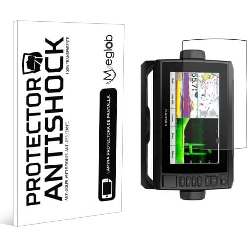 Screen Anti-shock protector Anti-scratch Anti-Shatter compatible with Garmin ECHOMAP UHD 74cv