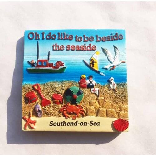 QIQIPP Creative tourist souvenirs in Southend-sur-Mer, London, England, magnetic refrigerator stickers