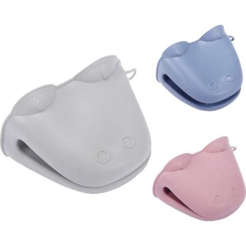 Handle Anti-scalding Oven Mitt Portable Comfortable Safe Insulated Glove Anti-scalding Mitten for Cooking