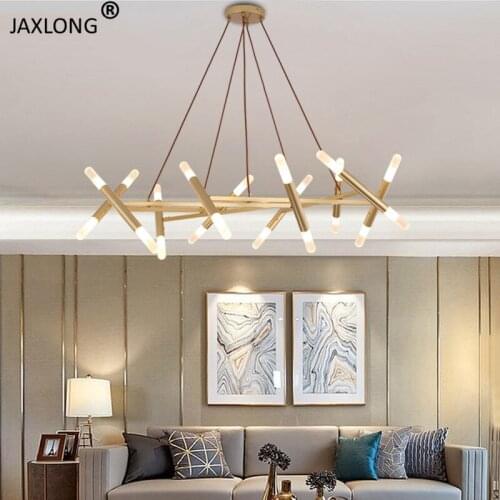 Modern LED Lighting Restaurant Lustre Acrylic Decor Pendant Lamp Nordic Style Home Living Room Bedroom Gorgeous Pendant Lights