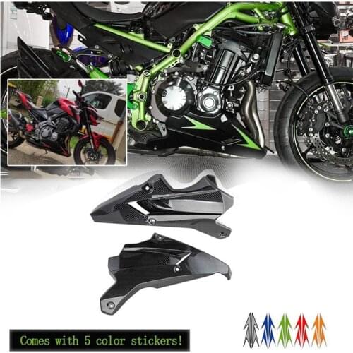 Motorcycle Bellypan Engine Spoiler Lower Panel Fairing Cowling Cover for Kawasaki Z900 ZR900 2017-2019