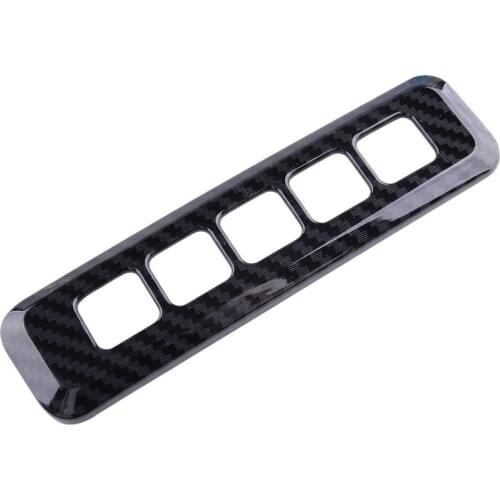 Carbon Fiber Style ABS Door Lock Pillar Post KeyPad Entry Cover Trim Fit for Ford F150 Raptor 2020 2019 2018 2017 2016 2015