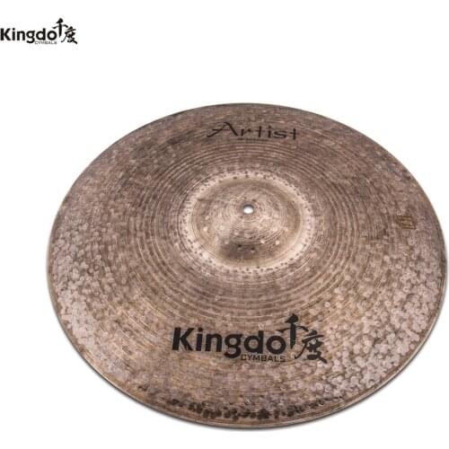 Kingdo B20 handmade Artist Dark series 18"crash cymbal for drums