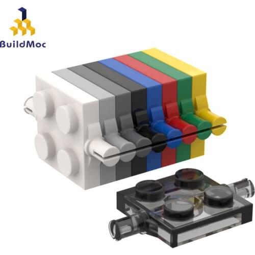 BuildMOC Compatible Assembles Particles 4600 2x2 For Building Blocks Parts DIY Story Educational Cre