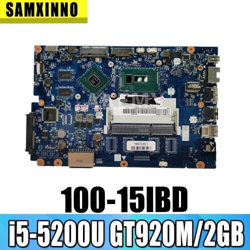 For Lenovo Ideapad 100-15IBD 100-15IBY B50-50 100-14IBD 100-14IBY CG410 CG510 NM-A681 Motherboard i5-5200U GT920M/2GB GPU