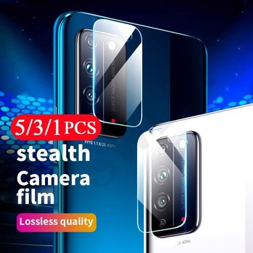 5-1Pcs HD Camera Lens for Honor play 5 5T Youth 4 4T 20 X20 SE X10 Max 10X lite 9X pro 9A 9C 9S 8X screen protector Camera Film