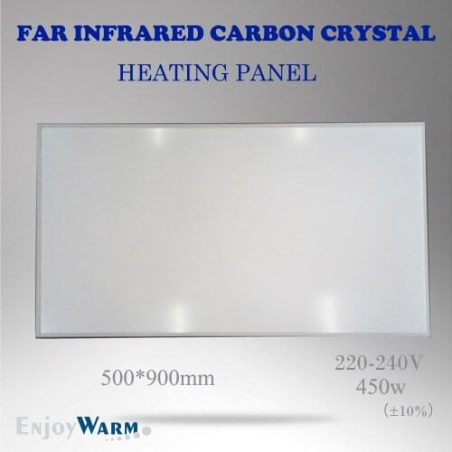 Infrared Heater Panel Wall Mounted Heating Office Indoor Electric Heaters White PET Quiet 500*900mm 450W TUV GS SAA CE IC-450