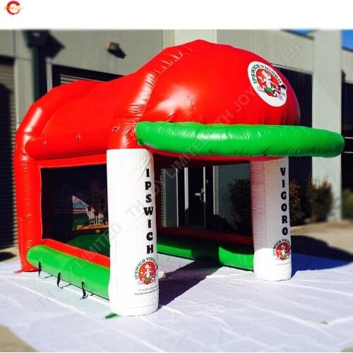 Custom made inflatable batting cage game inflatable baseball shooting sport game