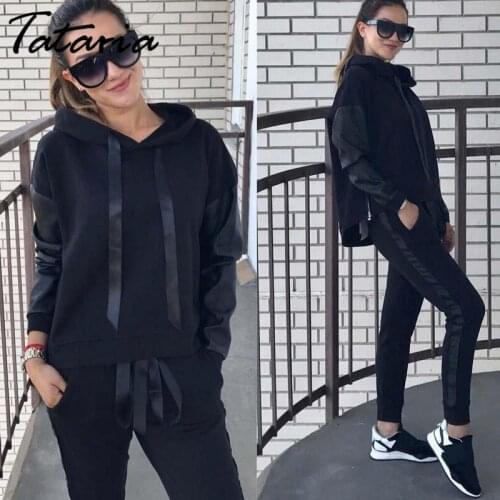 Two Piece Set Top And Pants Long Sleeve Sweatshirts Casual Suit Tracksuit For Women Sweatsuits Spring 2020 2 Piece Set Women