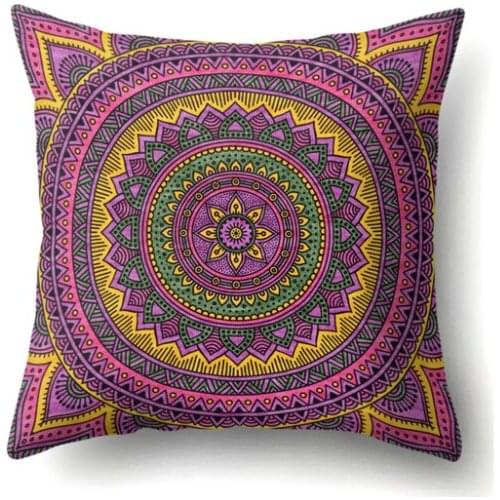 45x45 Pillowcase Square Pillow Cover Cushion Case Toss Hidden Zipper Closure Pillows Pattern For Bedroom Living Room