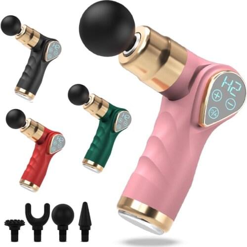 32 Gears Massage Gun Hot Compress USB Charging Fascia Gun Vibrators Массажер Armas Muscle Relax Massager Home Fitness