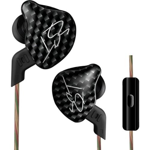 Newest KZ ZST In-ear Earphone HIFI DIY Earbuds Bass Auriculares Original Kz Earphone 3.5MM Stereo Wired Headset With Microphone