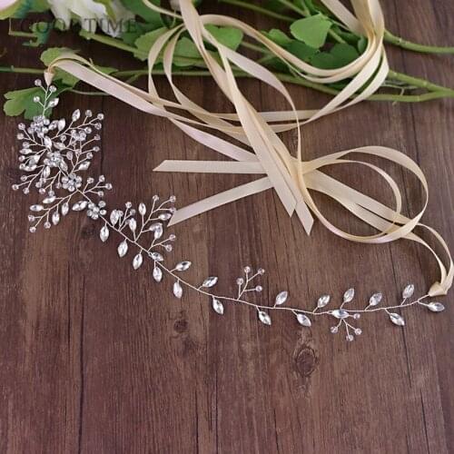 Luxury Women Wedding Belts Satin Wedding Dress Bridal Rhinestone Belt Bridesmaid Dress Belt Lady Headwear Accessories For Party