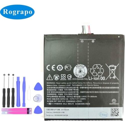 2600mAh BOP9C100 Replacement Battery For HTC One 2 M8 E8 M8x M8 X One2 W8 M8T M8W M8D M8SW M8ST B0P9C100 Cell Phone Batteries