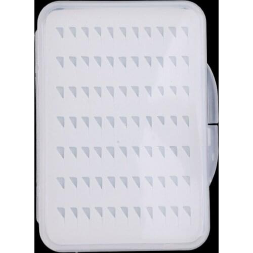 Super Slim Fly Box Dry Wet Fishing Flies Insect Lures Storage Case Slit Foam Box