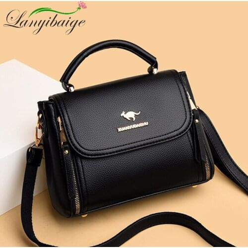 Ladies Fashion PU Leather Shoulder Bag High Quality Soft And Elegant Portable Female Bag Bolsa Feminina Casual Messenger Bag New