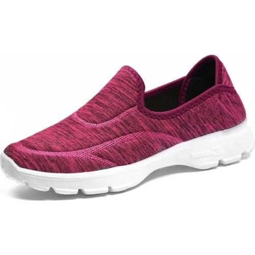 Womens casual shoes Thick-soled comfortable womens shoes breathable fabric sports shoes comfortable womens shoes