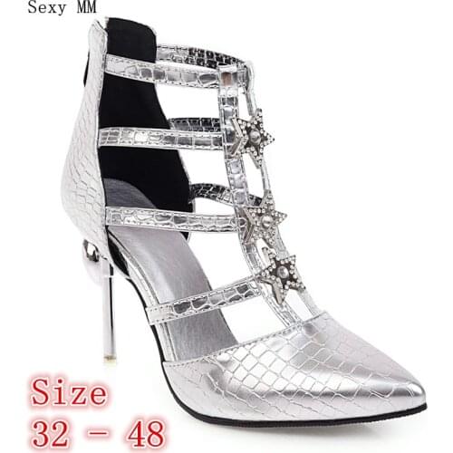 Women High Heels Pumps High Heel Shoes Stiletto Woman Party Shoes Kitten Heels Plus Size 32 33 - 40 41 42 43 44 45 46 47 48