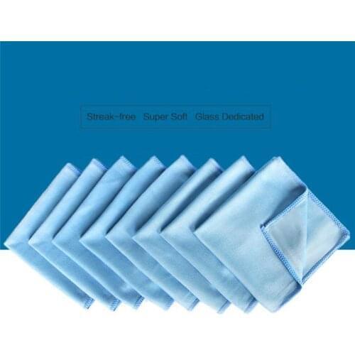Car Cleaning Microfiber Glass Towel Cloth Towels Wash Window Polishing Absorbent Windshield Cloth 30cmx30cm 1pcs