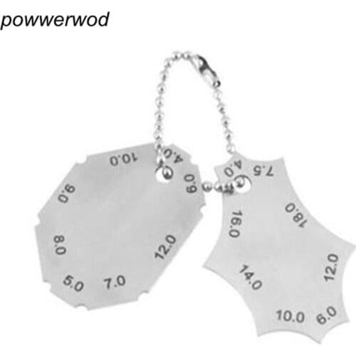 1Pcs Welder Inspection Welding Joint Two-piece Gage Fillet Weld Tee Gauge Ruler Measuring Tool