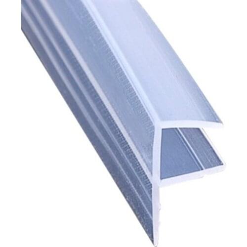 5M F shape silicone rubber Glass Door Seals Silicone Rubber Shower Room Door Window Glass Seal Strip Weatherstrip 6 To 12 Mm