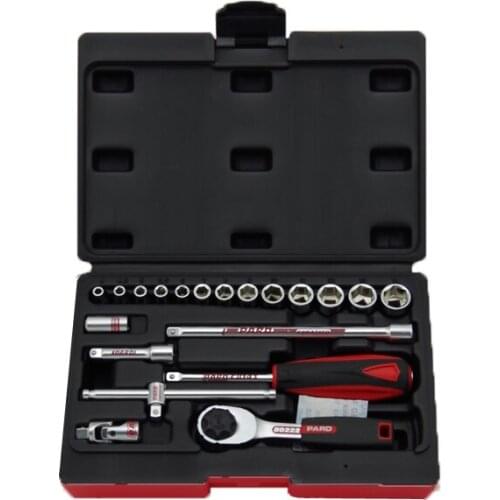 Freeship 20PCS High Quality Hand Tools set 1/4 ratchet wrench Combination Auto/bike Repair set of heads 1/4 socket set 4-14mm