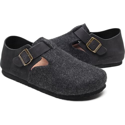 COSMAGIC 2021 New Beach Buckle Women Flats Round Toe Casual Buckle Strap Nubuck Leather Shoes Loafer Shoe