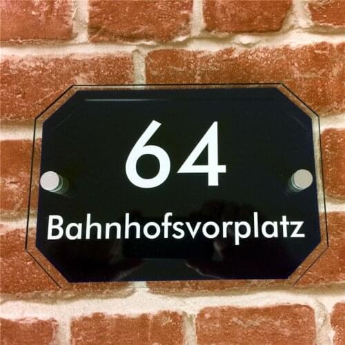 DIY House Number INDIVIDUAL HOUSE DOOR SIGN bell number address street name name sign office house number