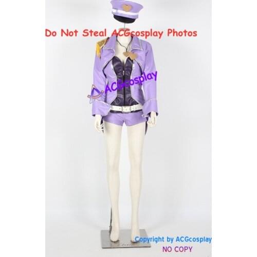 League of Legends pop star Ahri Cosplay Costume faux leather made include hat and ornaments acgcosplay costume