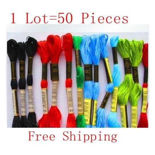 Best Choice Similar DMC Thread Cross Stitch Embroidery Thread Skein Cotton Free Shipping