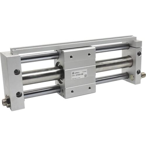 Magnetic coupling type guide bar slider rodless cylinder CY1L10 CDY1L20 15H 25 32 CDY1S40-100-200-300-400 Ball Bushing Bearing