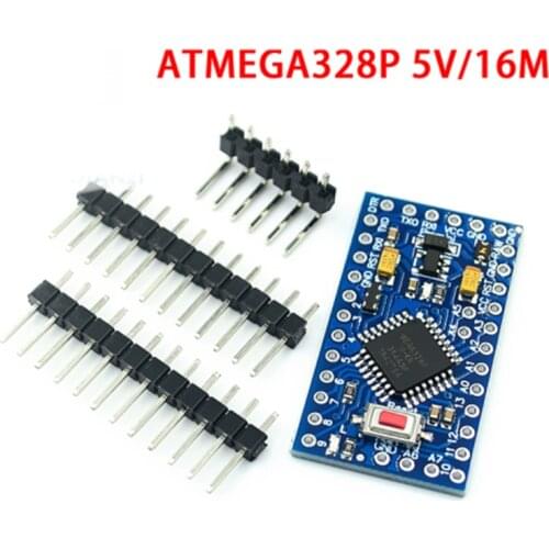 Pro MINI ATMEGA328 for Leonardo Board 3.3V 8M / 5V 16M Controller Module With 2 Row Pin Header, ATMEGA328P for Arduino