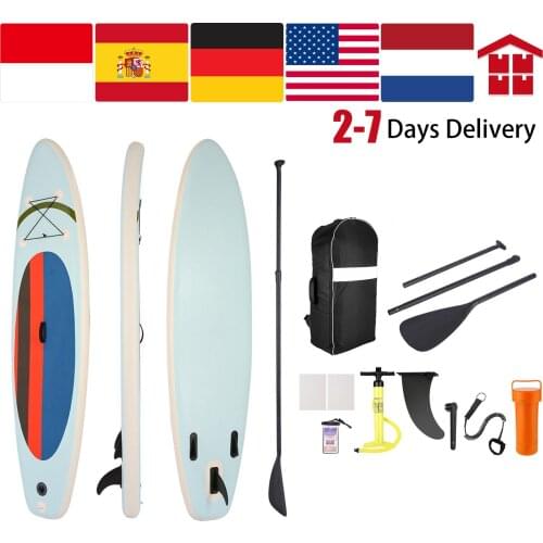 Inflatable Paddle Board Deck Skill Levels Adult Stand Up Paddleboards Surf Board Premium Quality PVC Material Lightweight and h