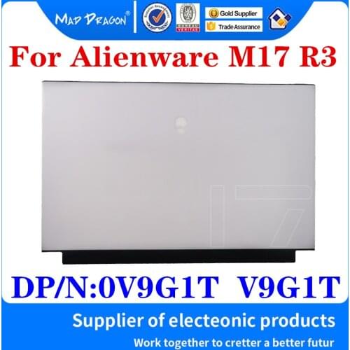 NEW original Stars white LCD Top Cover LCD Back Cover Assembly - NO Eye tracker For Dell Alienware M17 R3 laptop 0V9G1T V9G1T