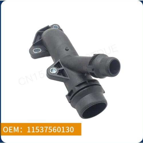 OEM 11537560130 is suitable for BMW E46 E81 E87 E90 X3 automobile water outlet pipe thermostat housing