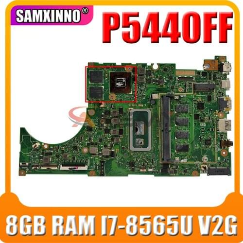 P5440FF original motherboard with 8GB RAM I7-8565U V2G For ASUS P5440 P5440F P5440FF laptop motherboard mainboard tested 100% ok