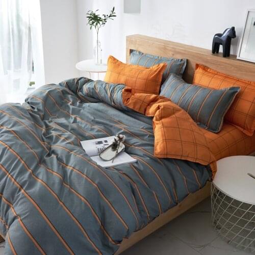 Nordic Style Duvet Cover Bedding Set Bedspread On The Bed Twin Size 240x220 Flat Bed Sheet Bed Sheets And Pillowcases
