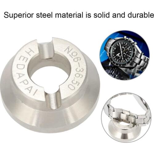Professional 36.5mm Watch Back Case Opener Die Watchmaker Repair Tool for / Watch Used with 5537 Watch Case Opener f