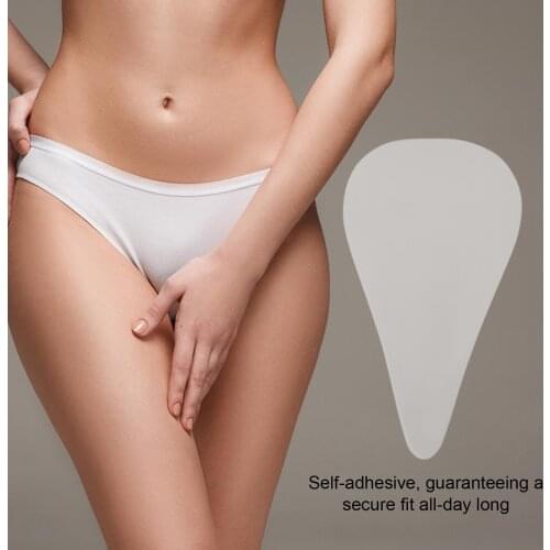 2PCS Silicone Camel Toe Concealer Reusable Traceless Invisible Adhesive for Women Leggings Swimwear Waterproof Cover Pad