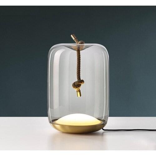 Modern Italy Melt Glass Table Lamps Living Room Bedroom Bedside Modern Lamps Warm Led Wedding Lava Lamp Decor Lights Fixtures