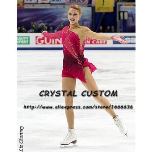 Custom Made to Fit Ice Skating Dresses Graceful New Brand Figure Skating Dresses For Competition DR4270